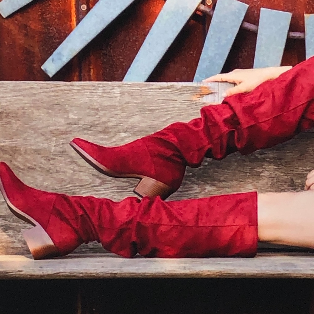 Charlotte Russo  “Montana” Slouchy Long Boots ~ 6